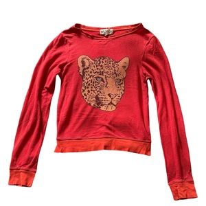 Leopard Wildfox Sweatshirt